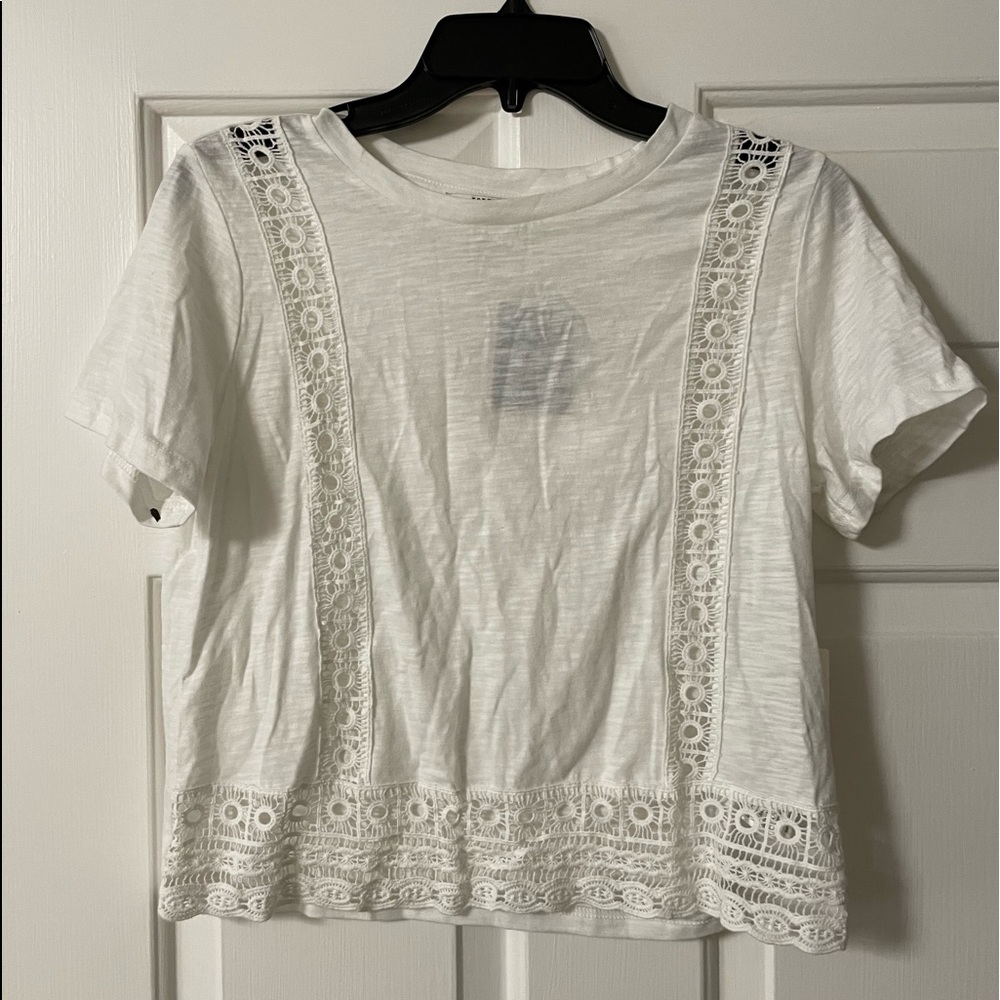 White knit Forever 21 blouse